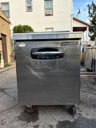 Advantage Edge Stainless Steel Undercounter Cooler & Prep Table
