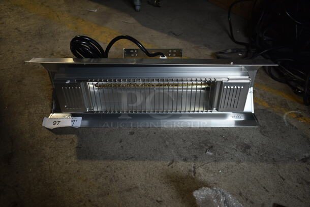 Fire Sense 02110 Stainless Steel Infrared Heater. 120 Volts, 1 Phase. Tested and Working!