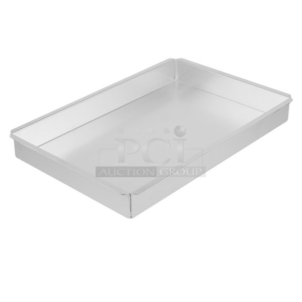 6 BRAND NEW SCRATCH AND DENT! Ateco 12180 18" x 12" x 2" Aluminum Rectangular Straight-Sided Cake Pan. 6 Times Your Bid