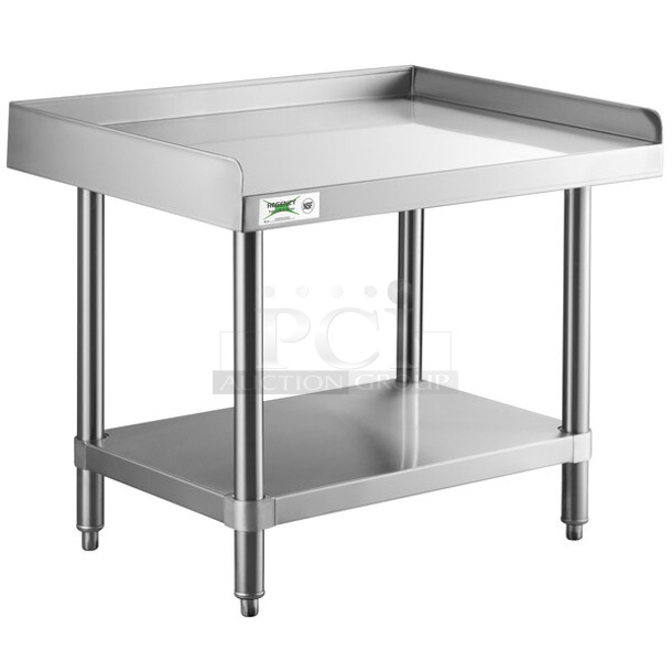 BRAND NEW SCRATCH AND DENT! Regency 600ES2430S 24" x 30" 16-Gauge Stainless Steel Equipment Stand With Undershelf