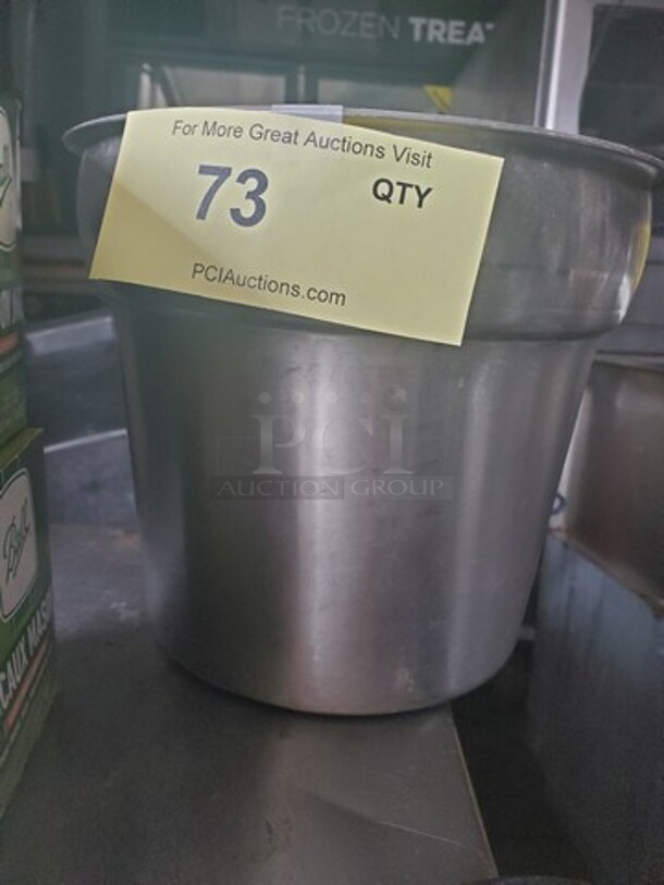 Stainless steel round container 