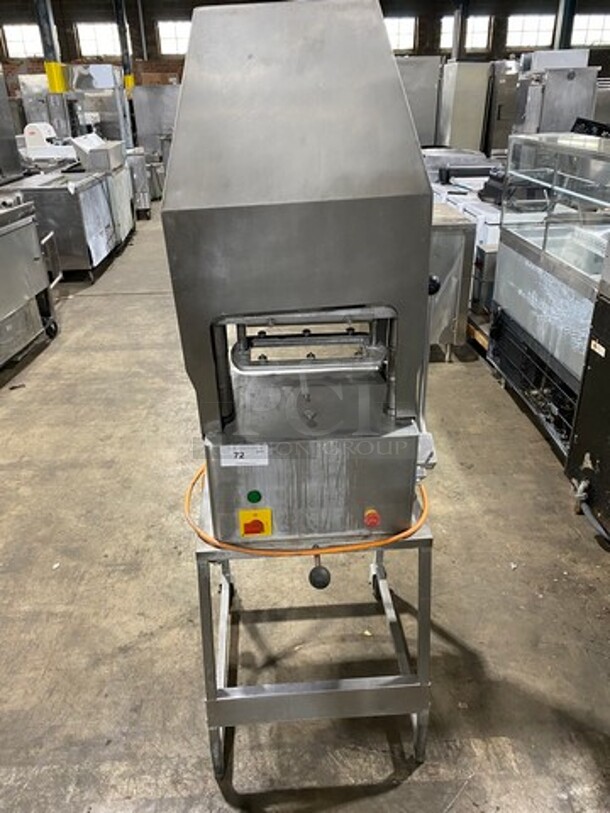 Jaccard Commercial Meat Tenderizer Machine! On Equipment Stand! All Stainless Steel! On Casters! Model: B93 SN: B2280