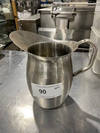 Commercial Stainless Steel Bell Pitcher! 