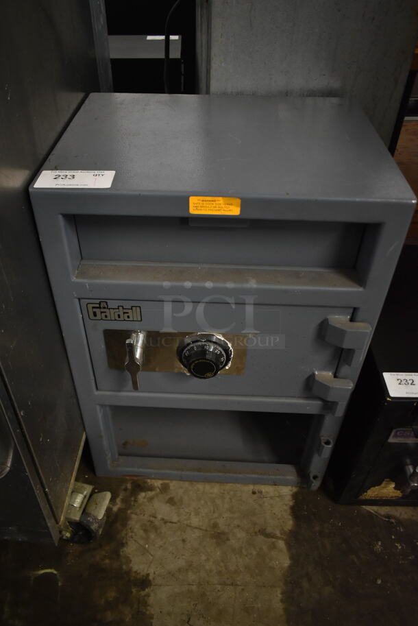 Gardall Gray Metal Single Compartment Drop Safe. Does Not Come w/ Combination. 
