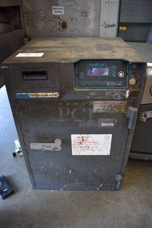 NKL AuditLok Gray Metal Single Compartment Safe. Does Not Come w/ Combination. 20x19x29