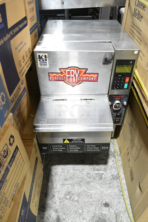 Perfect Fry PFA7200 Stainless Steel Commercial Electric Powered Ventless Fryer. 240 Volts, 1 Phase. - Item #1145598