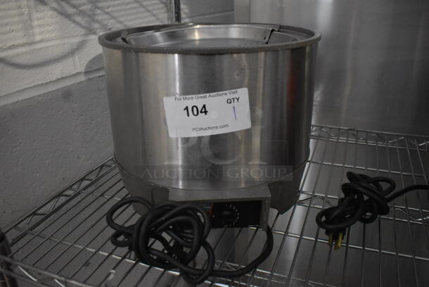 Vollrath HS-11 Stainless Steel Electric Powered Food Warmer With Lid. 120V Tested And Working