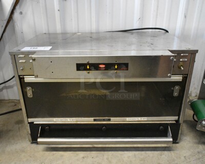 Hatco GRMW-1 Stainless Steel Commercial Countertop Warming Cabinet Merchandiser. 120 Volts, 1 Phase. Tested and Working!