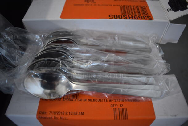 14 Boxes of 12 BRAND NEW! Coffee Spoons. 6.5". 14 Times Your Bid!