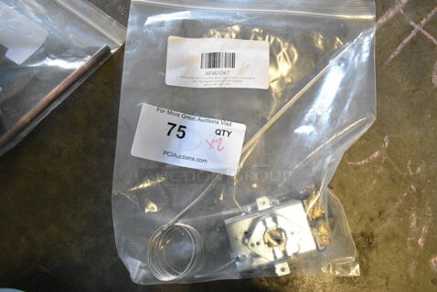 2 BRAND NEW SCRATCH AND DENT! Items Including AP461067 AllPoints 46-1067 4-Pole Thermostat; Type: D1/D18; Temperature 200 - 550 Degrees Fahrenheit; 48" Capillary and 3974267W Heatcraft 4267W Defrost Term Switch. 2 Times Your Bid! 