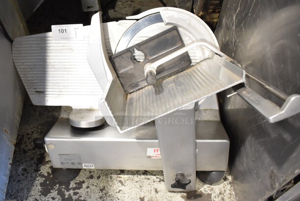 Bizerba Metal Commercial Countertop Meat Slicer. 24x28x23. Tested and Working!