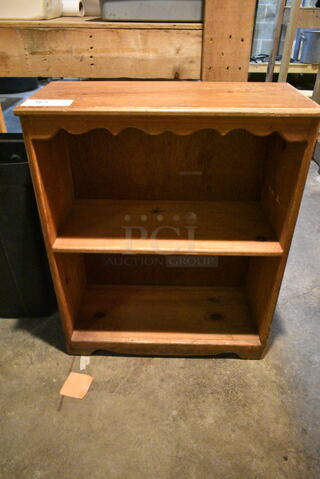 Wooden Bookshelf. (basement) 