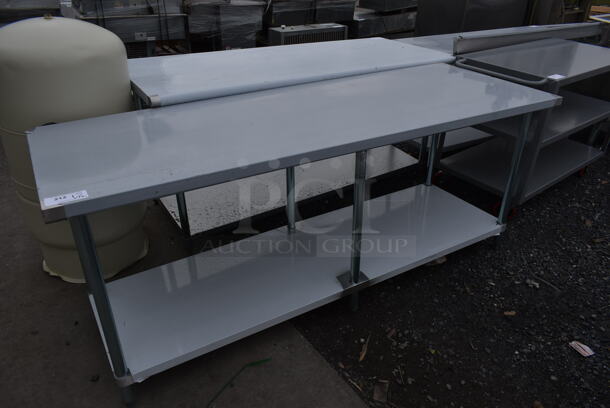 BRAND NEW SCRATCH AND DENT! Stainless Steel Commercial Table w/ Under Shelf.