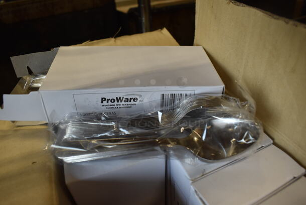 10 BRAND NEW Boxes of 36 ProWare 15962 Windsor MW Teaspoons. 6.5". 10 Times Your Bid!