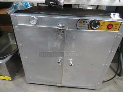 One Heat Max 2 Door Food Warmer. 120 Volt. #0140181. 25X15X24