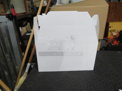 One Lot Of White Barn Boxes. 9.5X5X5