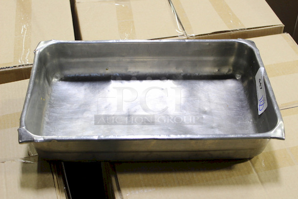 NICE! 4" Deep Stainless Steel Full Size Hotel Pans. 20-3/4x12-3/4x2-1/2 10x Your Bid