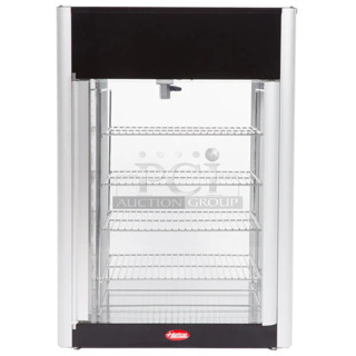 BRAND NEW SCRATCH AND DENT! Hatco FDWD-2X Flav-R-Fresh Two Door Heated Display Cabinet with Humidity Control and Multi-Purpose Rack. 120 Volts, 1 Phase. 