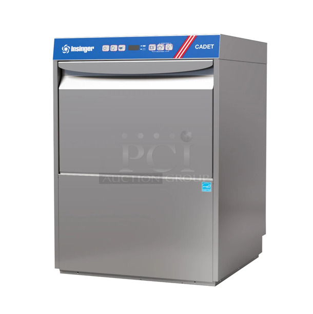 BRAND NEW! 2023 Insinger Cadet CDT1 Stainless Steel Commercial Undercounter Dishwasher. 208 Volts, 1 Phase.