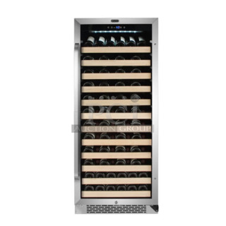 BRAND NEW SCRATCH AND DENT! Whynter BWR-1002SD 100 Bottle Built-in Stainless Steel Compressor Wine Refrigerator Merchandiser with Display Rack and LED display. 115 Volts, 1 Phase. Tested and Working!