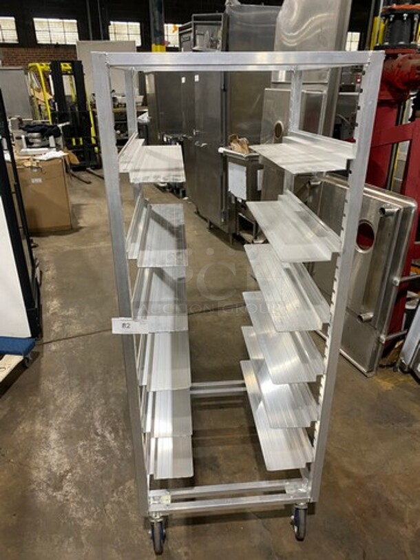 Channel Metal Commercial Pan Transport Rack! On Casters! 