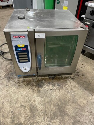 Rational Commercial Combi Oven! All Stainless Steel! On Legs!