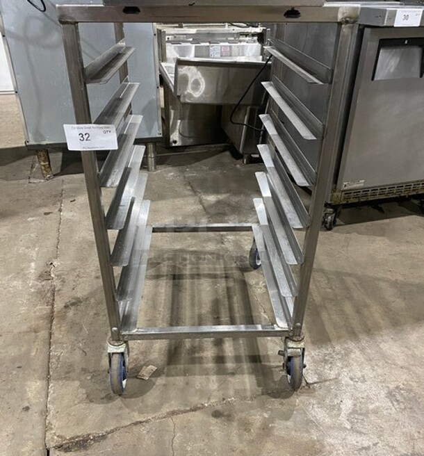 Metal Commercial Pan Transport Rack on Commercial Casters! - Item #1115911