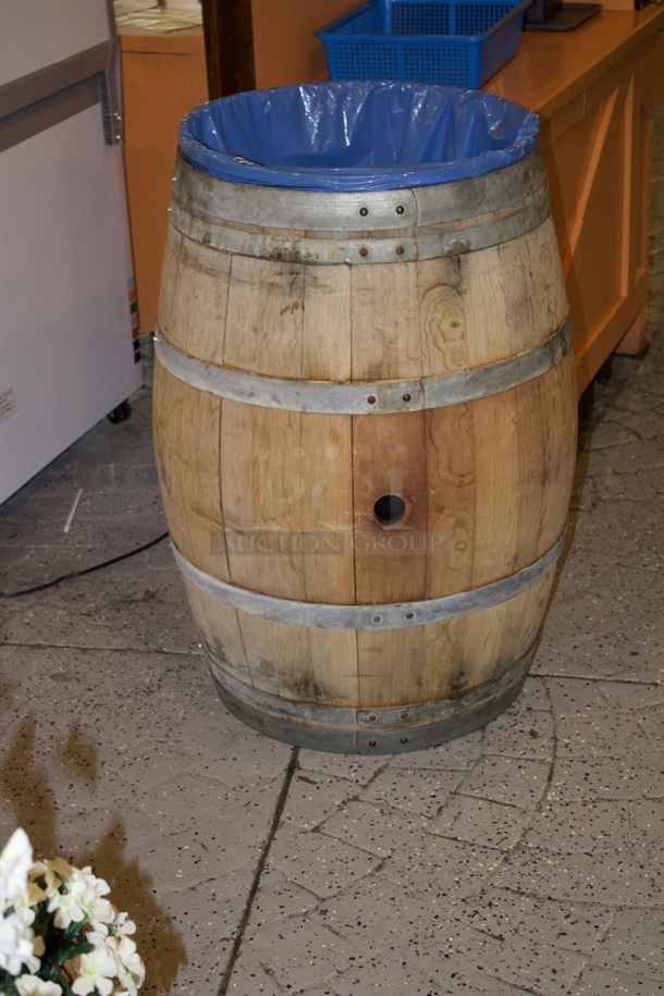 Wooden Wine Barrel 