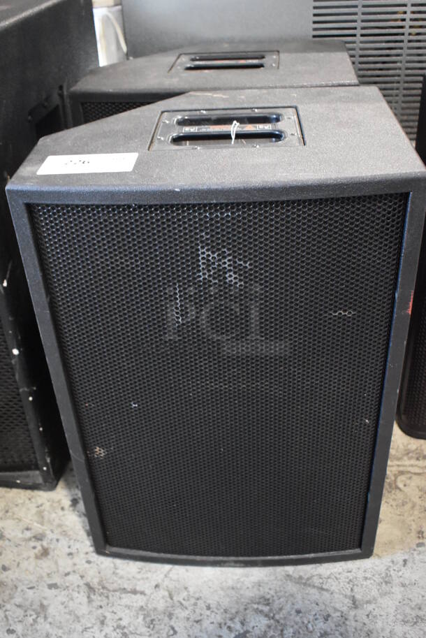 2 Electro-Voice Sx A250 Speakers. 17x13x25. 2 Times Your Bid!