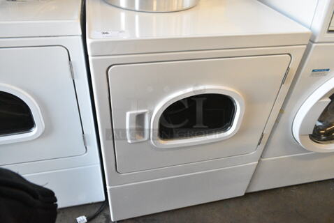 BRAND NEW SCRATCH AND DENT! Alliance LTEE5ASP155TW01 Metal Commercial Front Load Dryer. 120-208/240 Volts, 1 Phase. 