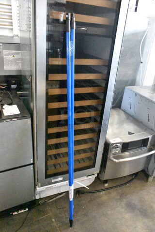 2 Blue Mop Handles. 2 Times Your Bid! 