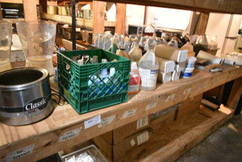 ALL ONE MONEY! Tier Lot of Various Items Including APW Wyott Soup Kettle Food Warmer, Cleaner. (basement) 