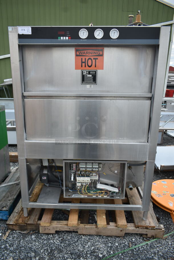 Douglas DSI SD-20-ELEL Stainless Steel Commercial Pot and Pan Washer.