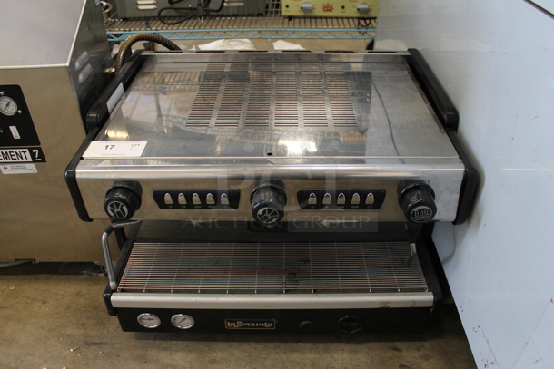 La Spaziale EK2 Stainless Steel Commercial Countertop 2 Group Espresso Machine w/ 2 Steam Wands. 230 Volts. 