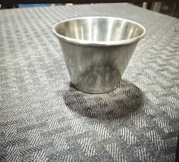 Stainless Steel Condiment Cup. 12XBID