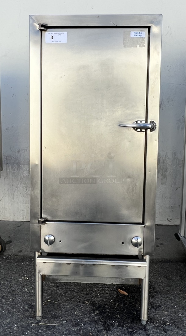 American Range 24" Natural Gas Commercial NSF Chinese Smoker Oven / Pork Roaster 50,000 BTU  Number of Burners 2! Tested and work!