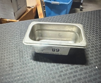 1/9 Size 2.5 Inch Deep Hotel Pan.  2XBID