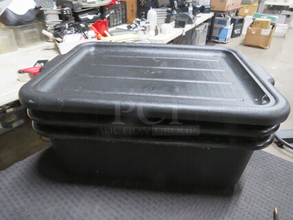 Bussing Tub With 1 Lid. 3XBID