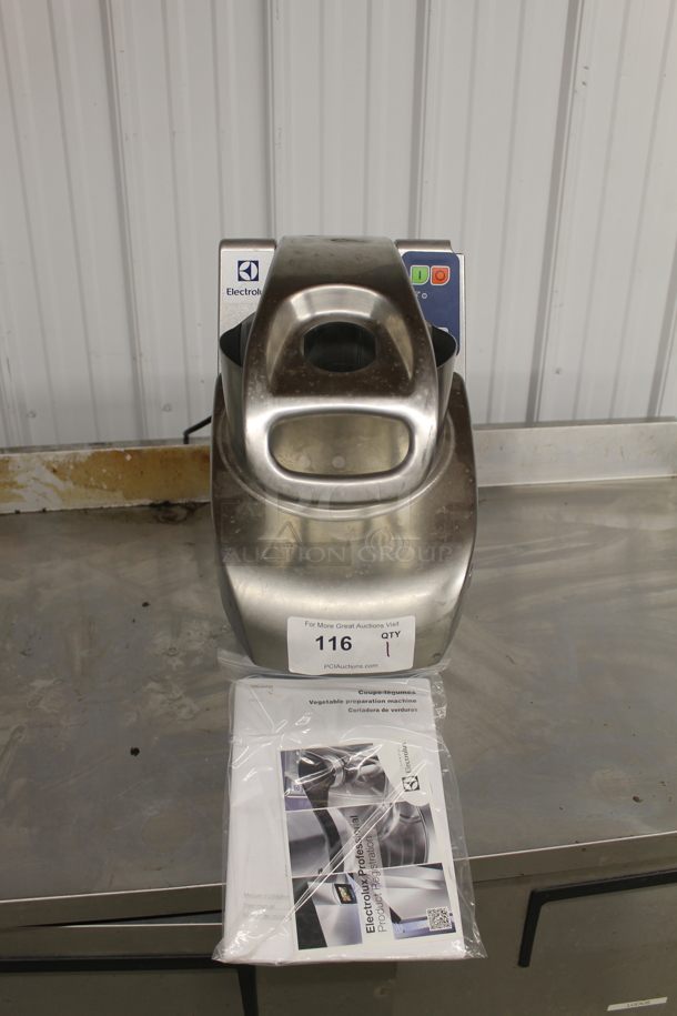 Electrolux TRS24NU Commercial Stainless Steel Countertop Heavy Duty Vegetable Cutter. 100-120V. Tested and Working!
