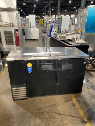 Everest Commercial Refrigerated Single Tower Kegerator! With Tap! 115V 1 Phase! Model EBB59 Serial BBB5914020021!