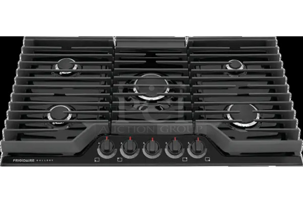 BRAND NEW SCRATCH AND DENT! Frigidaire GCCG3648AB 36" 5 Burner Gas Cooktop. Stock Picture Used For Gallery Picture.