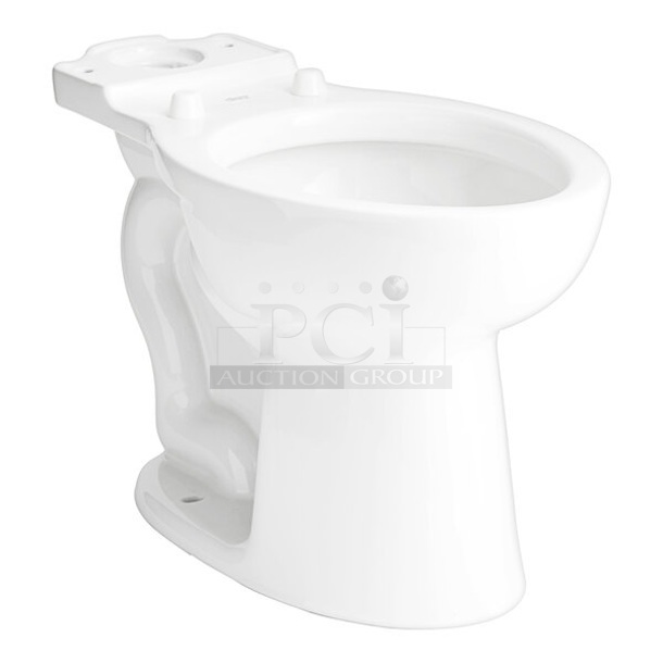 2 BRAND NEW SCRATCH AND DENT! American Standard 3483001.020 Cadet Right Height Vitreous China Floor-Mount Universal Pressure-Assisted Toilet Bowl - 1.6 GPF
