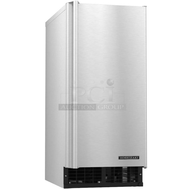 BRAND NEW! 2022 Hoshizaki AM-50BAJ Stainless Steel Commercial Ice Machine. 115-120 Volts, 1 Phase. 
