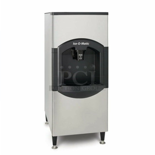 BRAND NEW SCRATCH AND DENT! 2024 Ice-O-Matic CD40130 Stainless Steel 30" Wide Hotel Ice and Water Dispenser 180 lb. Capacity. 115 Volts, 1 Phase. 