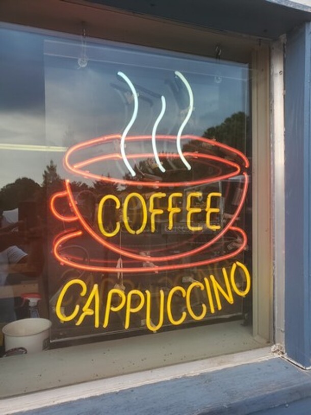 CAPPUCCINO COFFEE Neon Sign 24X30