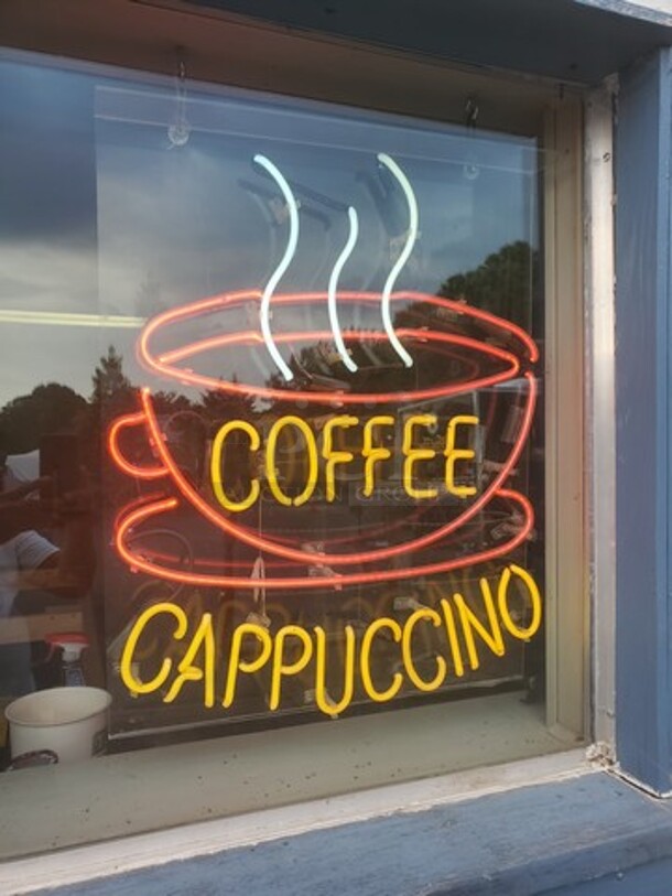 CAPPUCCINO COFFEE Neon Sign 24X30 - Item #1124681