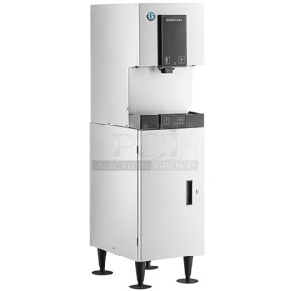 BRAND NEW SCRATCH & DENT! Hoshizaki DCM-271BAH Air Cooled Cubelet Ice Maker and Water Dispenser with SD-271 Stand - 257 lb. Per Day, 10 lb. Storage 16-5/8x24x35-3/16