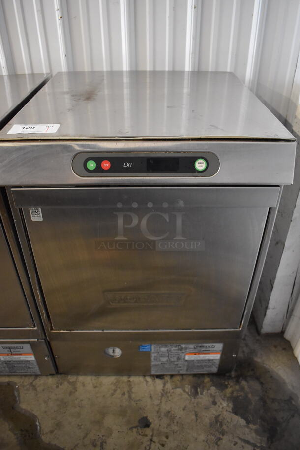 Hobart LXIC Stainless Steel Commercial Undercounter Dishwasher. 120/208-240 Volts, 1 Phase. 24x27x34
