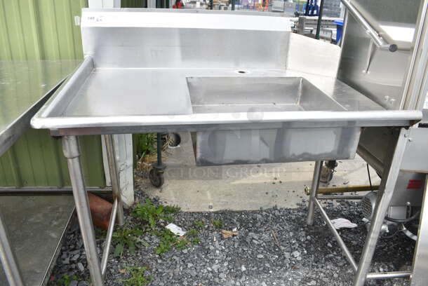 Stainless Steel Commercial Left Side Dirty Side Dishwasher. Goes GREAT w/ Item 249! - Item #1127876