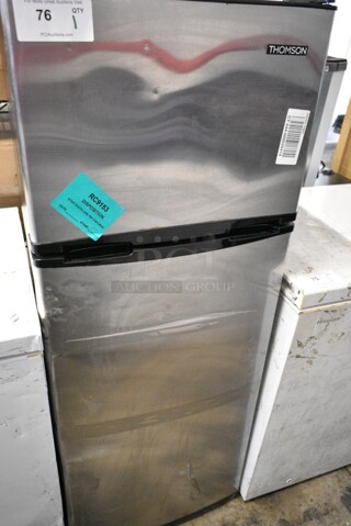 Thomson TFR725 Metal Cooler w/ Freezer. 115 Volts, 1 Phase. Tested and Powers On But Does Not Get Cold